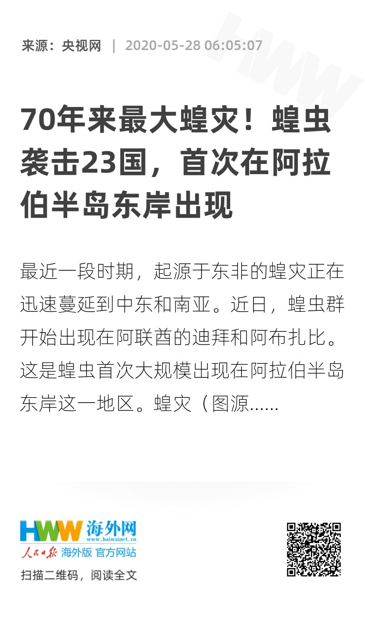 蝗灾最新
