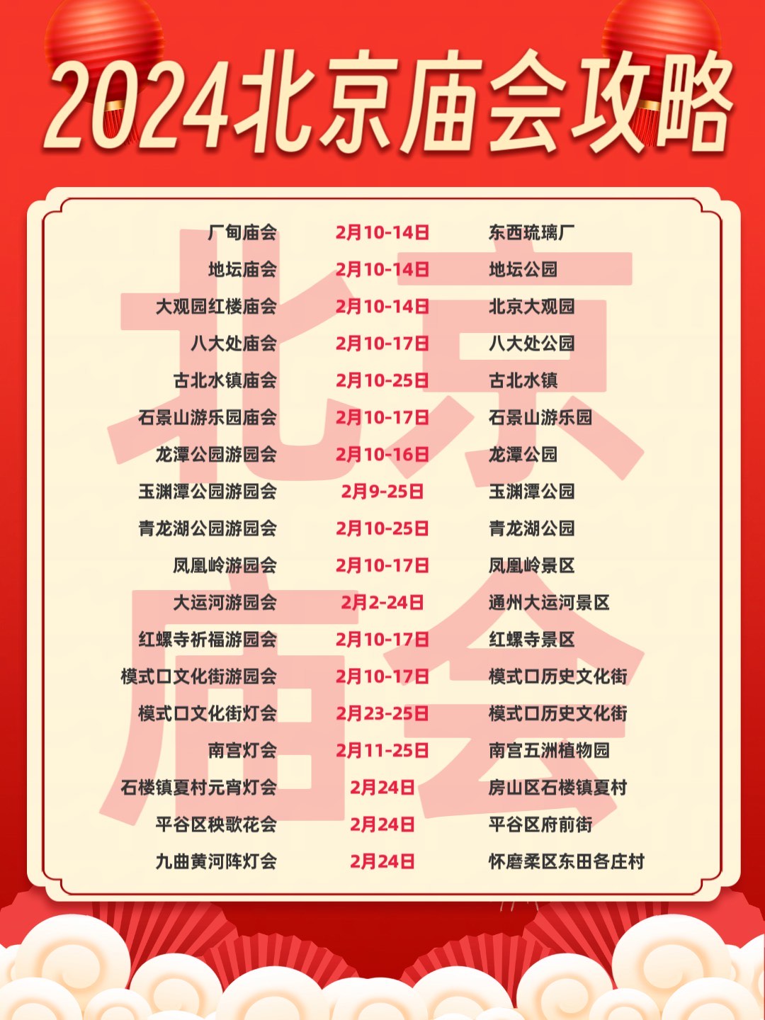 庙会最新
